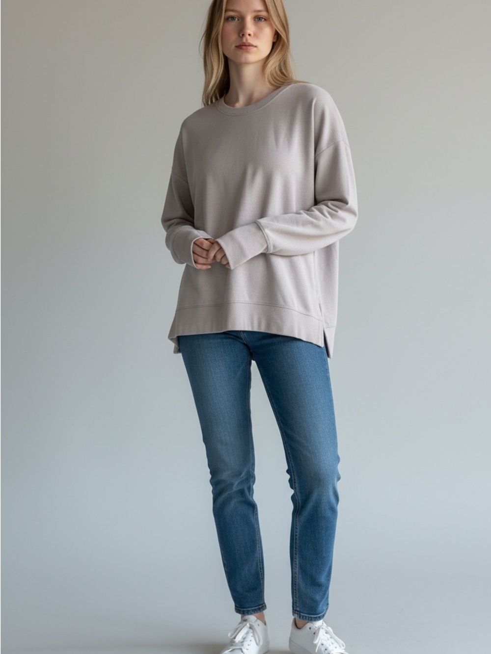 Athleta Coaster Luxe Sweatshirt Size Large
